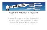 Applied middot program