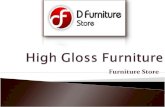 High Gloss Furniture Has High Application in the Modern Society
