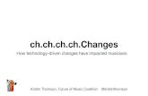 Ten ways that technology-driven changes have impacted musicians
