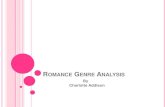 Romance genre analysis on three teaser trailers
