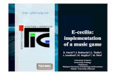 CoSECiVi'14 - E-Cecilia. Implementation of a music game