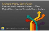 Multiple Paths, Same Goal: Exploring the Motivational Pathways of Two Distinct Game-Inspired University Course Designs