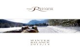 Urlaub in Tirol - Hotel Rieser Winterpreisliste 2013/2014
