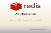 Redis: An introduction