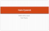 Hans Eysenck theory of Personality