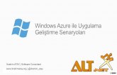 Windows Azure ile Uygulama Geliştirme Senaryoları