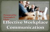 Effevtive workplace communication
