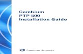 Phn 2508 003v000 (ptp 500 installation guide)