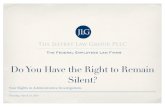 2014 03-20 do you have the right to remain silent? (jlg webinar)