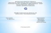 TECNOLOGIA DE PETROLEO, GAS, AGRICULTURA Y TELECOMUNICACIONES EN VENEZUELA