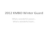 2012 kmbo winter guard (final run)