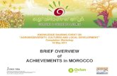 Agro biodiversity - Brief Overview of Achievements in Morocco