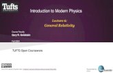 Lecture 6: General Relativity