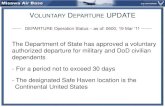 Misawa Air Base Voluntary Departure Processing Information