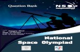 National Space Olympiad 2015 Question Bank