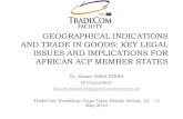 Geographical indications trade in goods key legal issues_implications for african acp countries