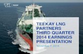 Teekay LNG Partners Third Quarter 2014 Earnings Presentation