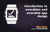 Introduction to wearables and wearable app design