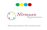 Nirmaan organization