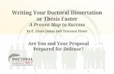 9. Are you and your proposal prepared for defence?