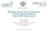 Building panel survey systems in Sub Saharan Africa: The LSMS experience