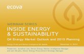 Q4 Energy Market Outlook and 2015 Planning