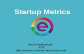 Startups Metrics by Murat Aktihanoglu