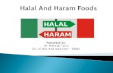 Halal And Haram Food