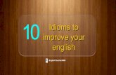 10 idioms to improve your english.