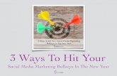 3 Ways To Hit Your Social Media Marketing Bullseye