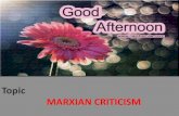Marxist criticism