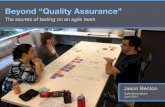 Beyond "Quality Assurance"