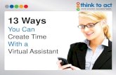 13 Ways You Can Create Time With A Virtual Assistant - The Entourage