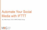 Automate your social media with ifttt