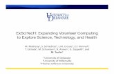ExSciTecH: Expanding Volunteer Computing to Explore Science, Technology, and Health