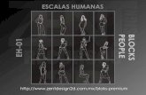 Blocks  Peoples  2D - Zent Design 2D - Escalas Humanas 2D Autocad