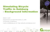 Agent-based simulation of bicycle traffic - Background information