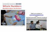MCI - Worchester State University Singapore Math Institute Classroom Session A3