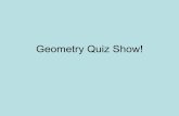 Geometry quiz show! pp