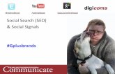 Social Search (SEO) & Social Signals