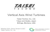 Taisei Wind Turbine Presentation February 2012