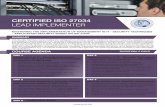 ISO 27034 Lead Implementer - Four Page Brochure