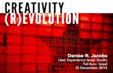 The Creativity (R)Evolution - UX Israel Studio 2014