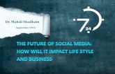 The Future of Social Media: How Will It Impact Life Style and Business