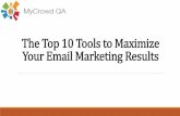 Top 10 Email Marketing Tools