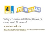 Artificial Flowers and their benefits