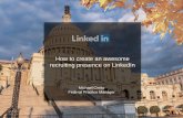How to Create an Awesome Recruiting Presence on LinkedIn | Federal Webcast