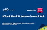 BERserk: New RSA Signature Forgery Attack