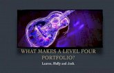 What Makes A Level Four Portfolio.