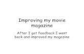 Improving my movie magazine